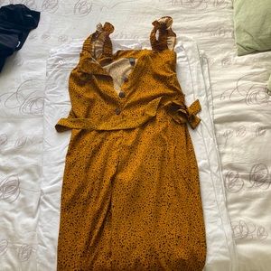 Shein leopard jumpsuit size L / 8/10